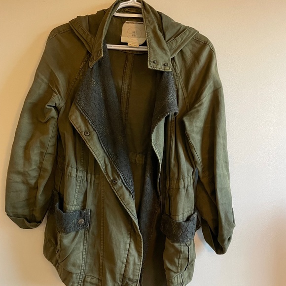 Anthropologie green utility jacket - Picture 1 of 2
